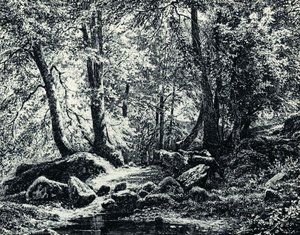 Peasant Woman With Cows — Ivan Ivanovich Shishkin