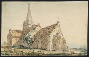 Kidwelly Church, Caermarthenshire — Thomas Girtin