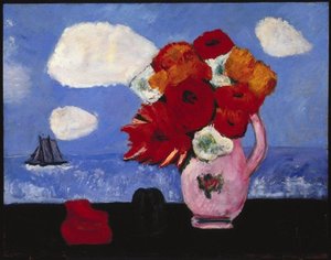 Summer Clouds And Flowers — Marsden Hartley