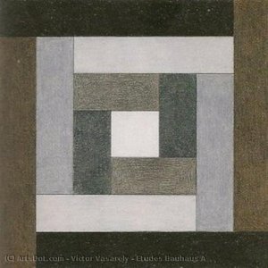 Etudes Bauhaus A — Victor Vasarely