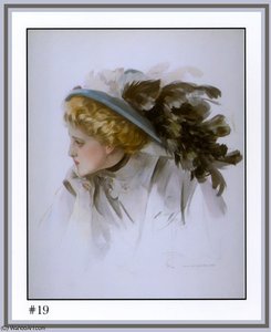 Untitled (6499) — Harrison Fisher, Pre-raphaelite