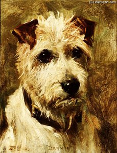 Portrait Of A Terrier — John Emms