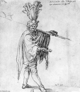Landsknecht — Albrecht Dürer, Northern Renaissance