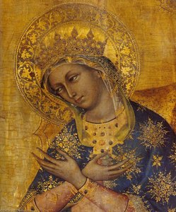 Lion Polyptych (detail) — Lorenzo Veneziano, Early Renaissance