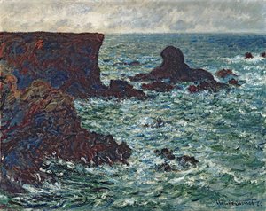 Rocks At Port Coton, The Lion Rock — Claude Monet, Impressionism