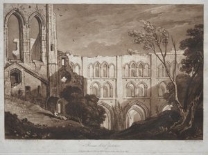 Rivaux Abbey, Yorkshire — Joseph Mallord William Turner, Romanticism