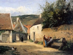Jacob Coin De Village — Camille Pissarro, Impressionism