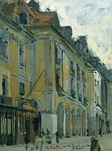 Les Arcades De La Poissonerie, Quai Duguesne, Dieppe, France — Walter Richard Sickert