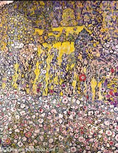 Horticultural Landscape With A Hilltop — Gustav Klimt