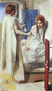 Ecce Ancilla Domini! (also Known As The Anunciation) — Dante Gabriel Rossetti, Pre-raphaelite Brotherhood