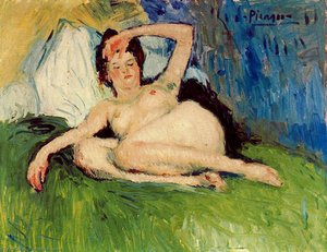 Jeanne (reclining Nude) — Pablo Picasso