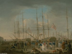 Hussars Embarking At Deptford — William Anderson