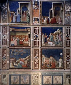 Scenes With Decorative Bands — Giotto Di Bondone, Proto-renaissance