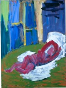 Crimson Nude — Jacob Kainen