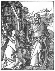 Christ Taking Leave Of His Mother — Albrecht Dürer