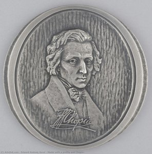 Medal With A Profile And Chopin — Edward Andrzej Gorol