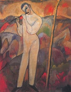 Piping Pierrot — Albert Bloch