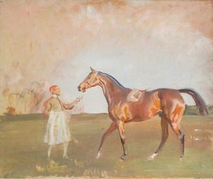Study For 'nothing Venture' — Sir Alfred James Munnings