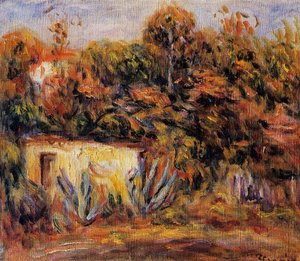 Cabin With Aloe Plants — Pierre-auguste Renoir, Impressionist Landscape
