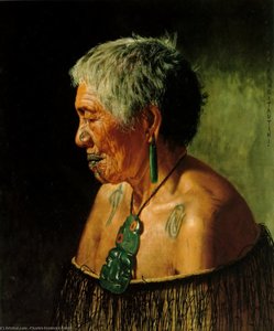 Ahinata Te Rangitautini Tuhourangi Tribe - - — Charles Frederick Goldie