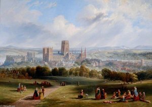 Durham From Observatory Hill — John Wilson Carmichael