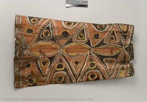 Painting From A Ceremonial House Ceiling — Kulumb, Simberaga Wanyi