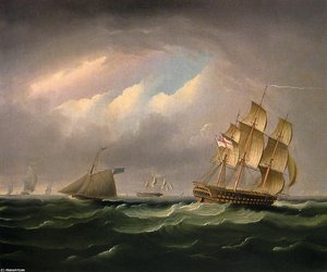 H. M. S. Brunswick — James Edward Buttersworth