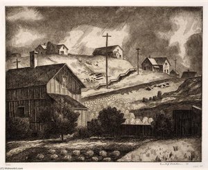 Cloudy Day — Gustaf Oscar Dalström