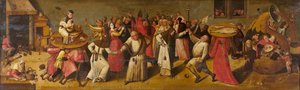 Battle Between Carnival And Lent, Jheronimus Bosch (manner Of), C. 1600 - C. 1620 — Hieronymus Bosch