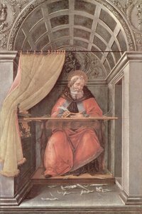 St. Augustine In His Cell — Sandro Botticelli