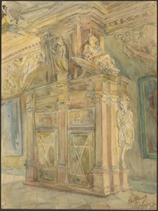The Minervakamin Chimneypiece In The Hallway Of The Nuremberg Rathaus — Georg Friedrich Schmidt