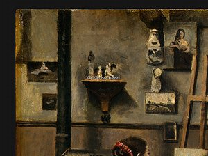 The Artist's Studio (detail 1) - — Jean-baptiste-camille Corot