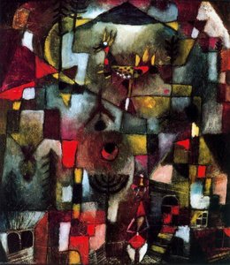 Picture With The Cock And Grenadier — Paul Klee