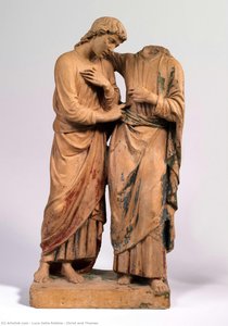 Christ And Thomas — Luca Della Robbia