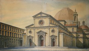 Three Projects For The Facade Of The Basilica Os St. Lorenzo In Florence — Edoardo Odoardo Stefano Collamarini