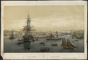 Havana. View of the port and the city