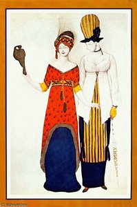 Fantasie Sur Le Costume Moderne — Léon Bakst