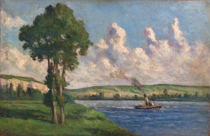 The Seine At Andelys — Maximilien Luce