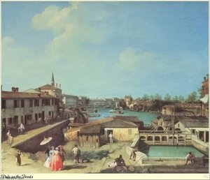 Dolo On The Brenta — Canaletto