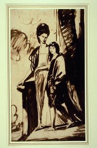 Portrait Of A Mother And Her Son — George Romney