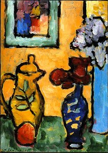 Yellow Coffee Pot — Alexej Von Jawlensky, Expressionism