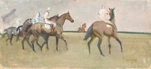 Study For 'start Of A Steeplechase' — Sir Alfred James Munnings