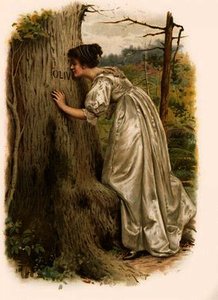 Tennyson's Olivia — George Goodwin Kilburne