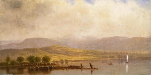 Landscape With Fisherman — Homer Dodge Martin