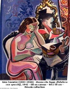 Odalisque With Mirrors — Gino Severini