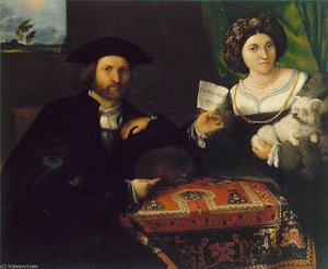 Husband And Wife, Eremitaget — Lorenzo Lotto
