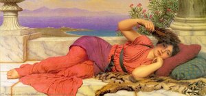 Noonday Rest — R.b.a John William Godward, Neo-classicism