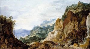 Mountainous Landscape — Joos De Momper The Younger