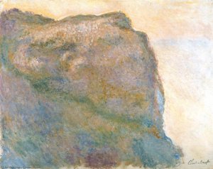 Cliff At Petit Ailly — Claude Monet