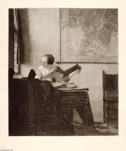 Lady With The Lute — Henry Wolf